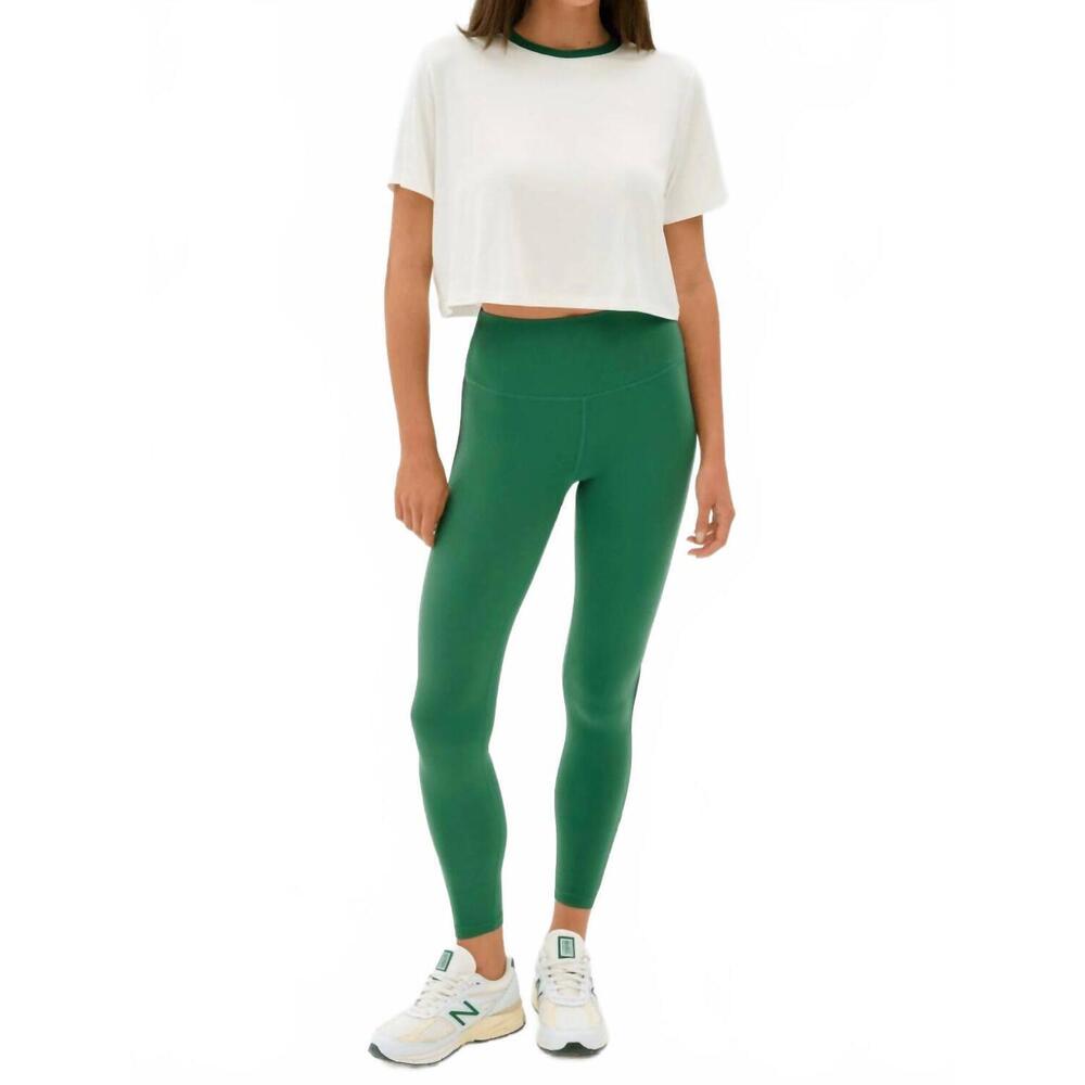 NEW SPLITS59 djuna crop ringer top in white arugula - Picture 4 of 5
